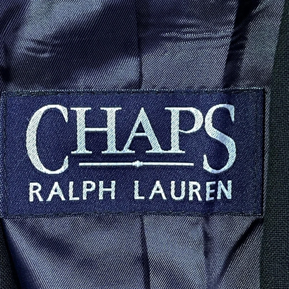 Chaps Ralph Lauren Men's Black Wool Formal Tuxedo Blazer Coat Made in USA Career